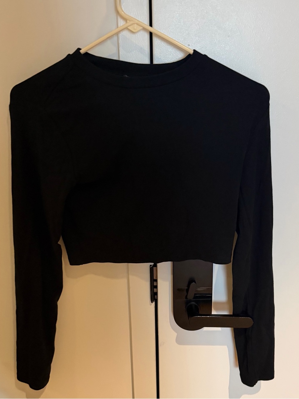 Zara Long Sleeve Crop Top